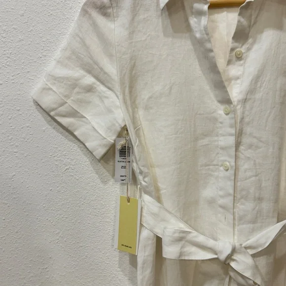 Aritzia Wilfred White Eleta Linen Maxi Dress - Picture 4 of 15